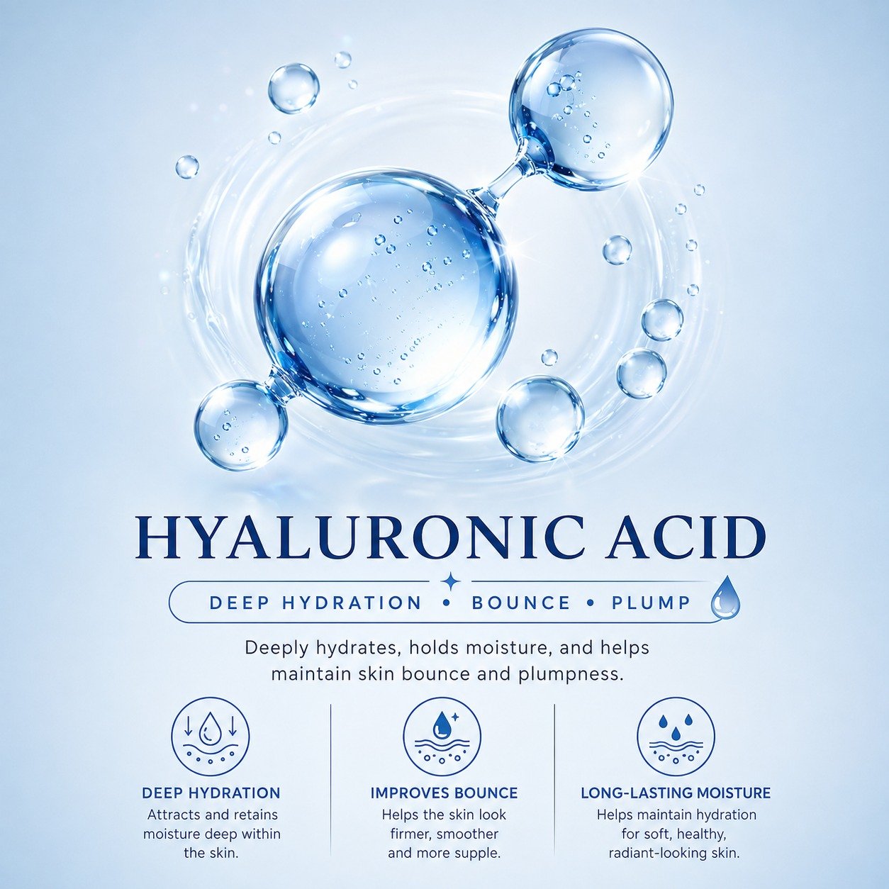 Hyaluronic acid reference illustration